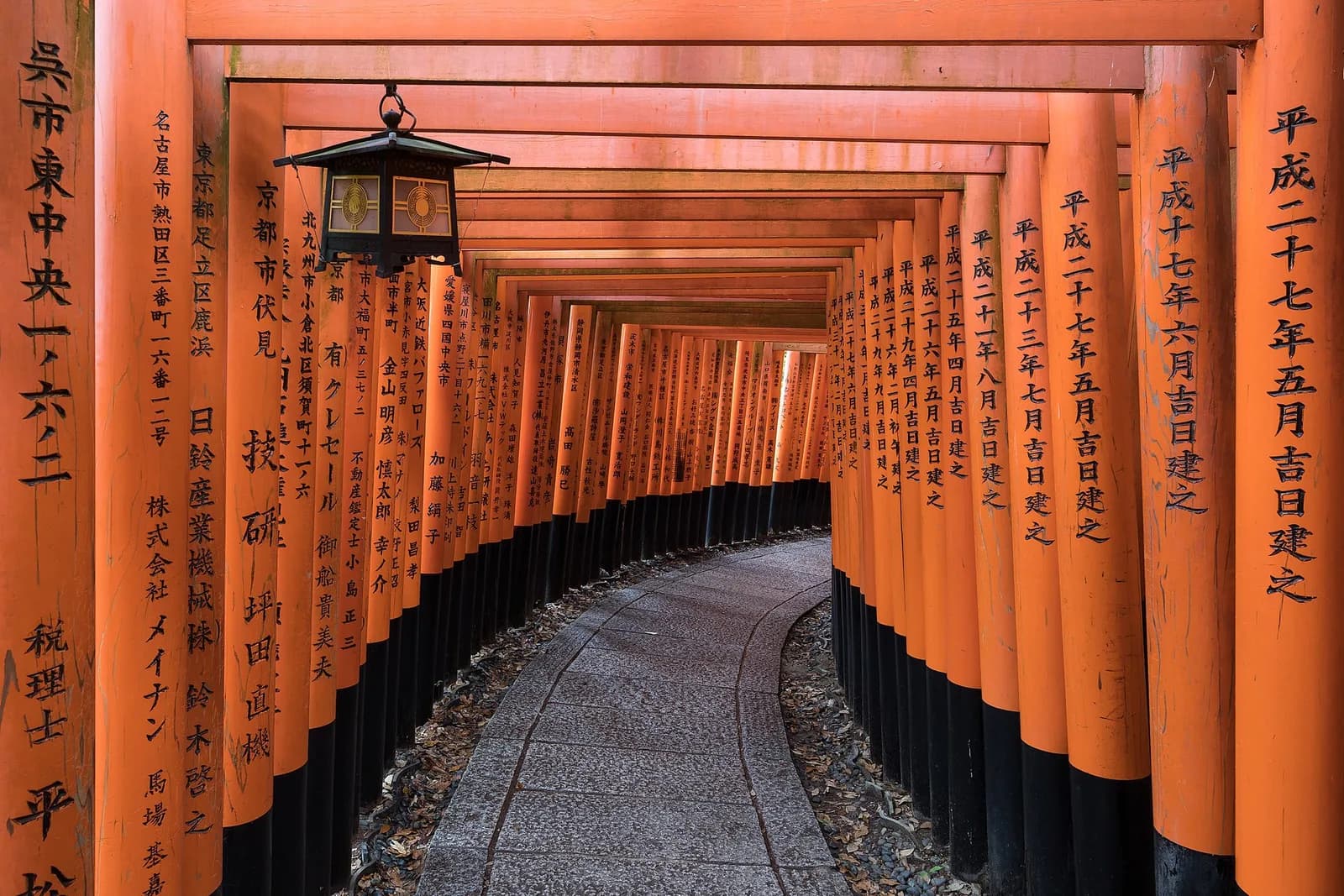 Camino de torii en Fushimi Inari, Kioto